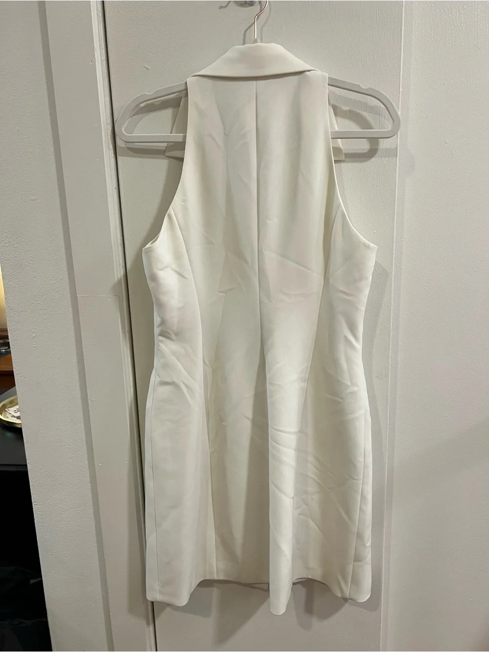 Favorite Daughter Collared Halter Mini Dress with Gold Buttons - Picture 6 of 6